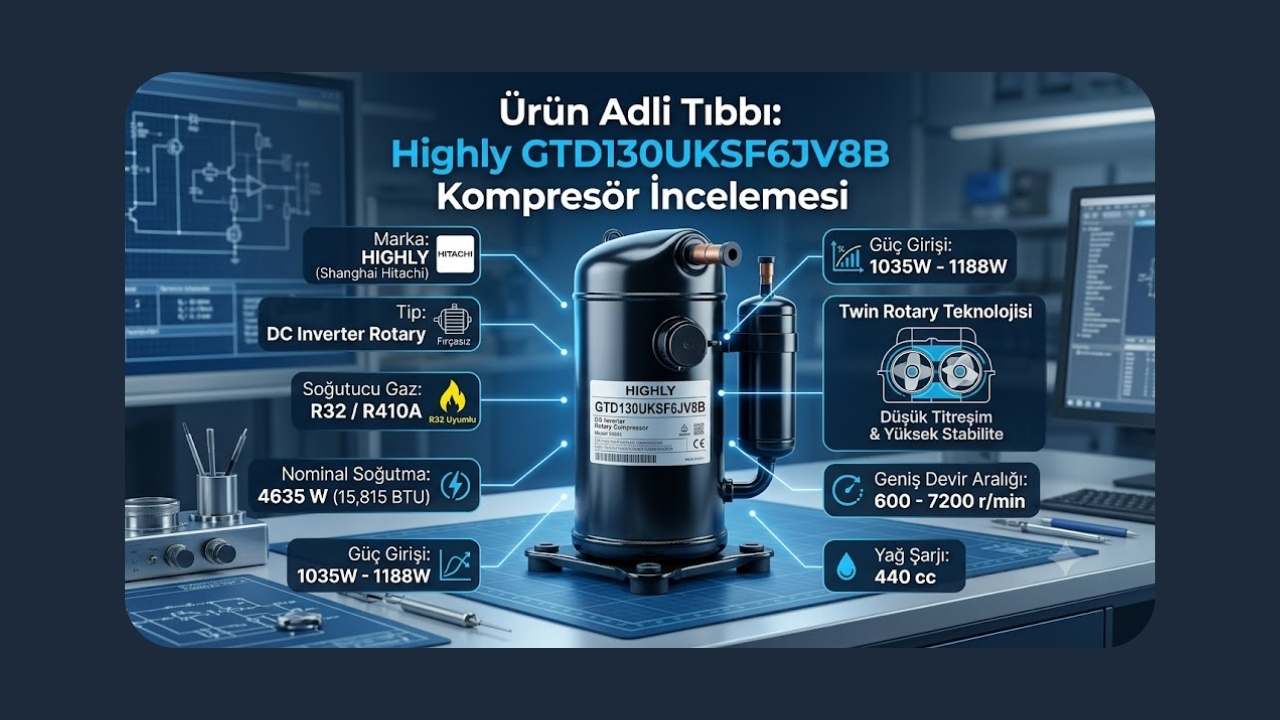 Highly GTD130UKSF6JV8B Kompresör